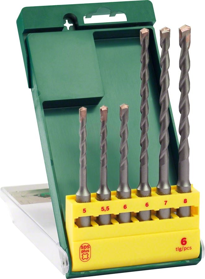 Bosch SDS Plus Kırıcı Delici Uç Set Ø5-8 mm(6 Parça) - 2607019448