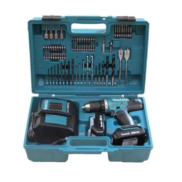 Makita Akülü Darbeli Vidalama Matkabı Set DHP453SYX1 (2 x 1,5 Ah Akü)