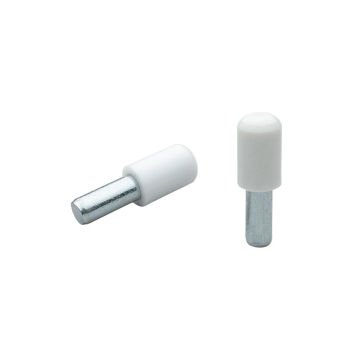 Ayder Plastik Başlı Metal Raf Pimi 5 Mm Şeffaf (1 Paket/100 Adet)