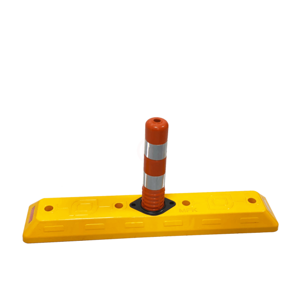 MFK Plastik Sarı Tabanlı Delinatör 45 Cm Sarı Taban Turuncu Delinatör - MFK2245