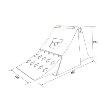 Brio Plastik Lastik Takozu 50X20