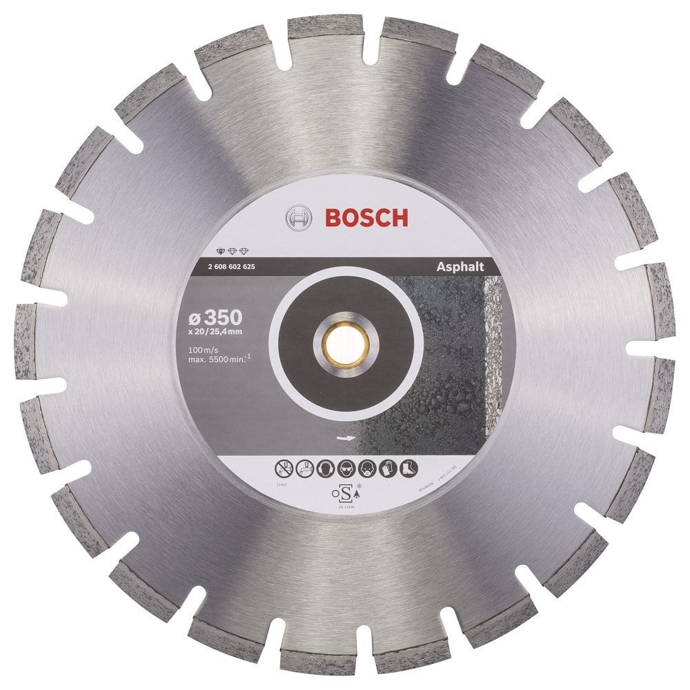 Bosch Elmas Kesme Diski Standard For Asphalt 350x25,40/20 mm - 2608602625