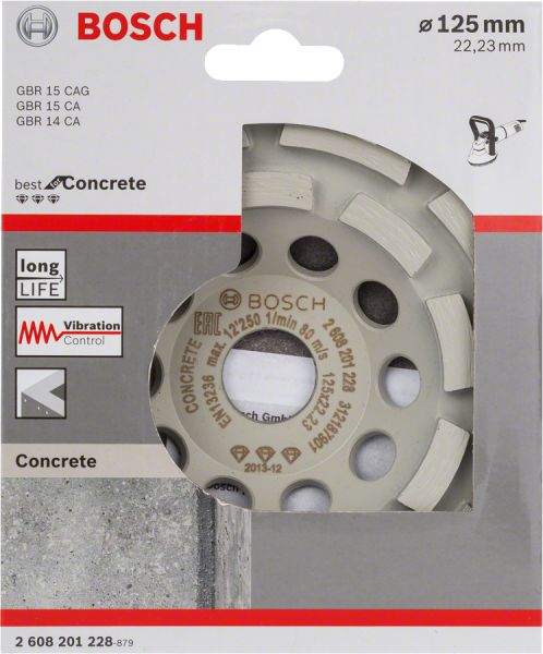 Bosch Elmas Çanak Disk Best For Concrete 125x22,23x4,5 mm - 2608201228