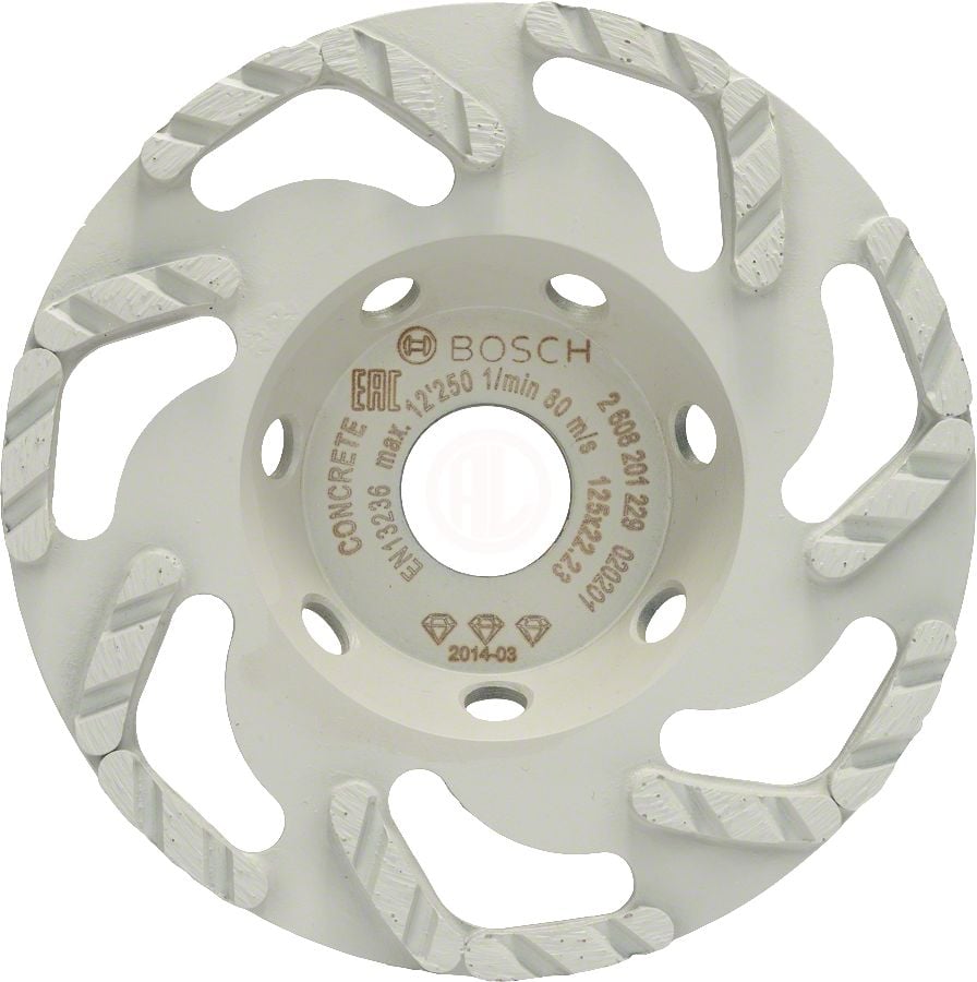 Bosch Hızlı Beton Tabaka İçin Çanak Disk 125 Mm Best For Concrete Speed - 2608201229