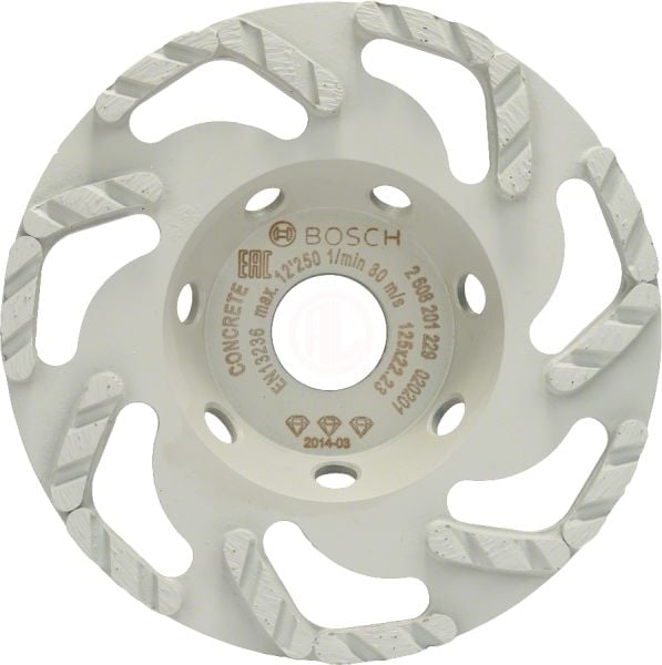 Bosch Hızlı Beton Tabaka İçin Çanak Disk 125 Mm Best For Concrete Speed - 2608201229