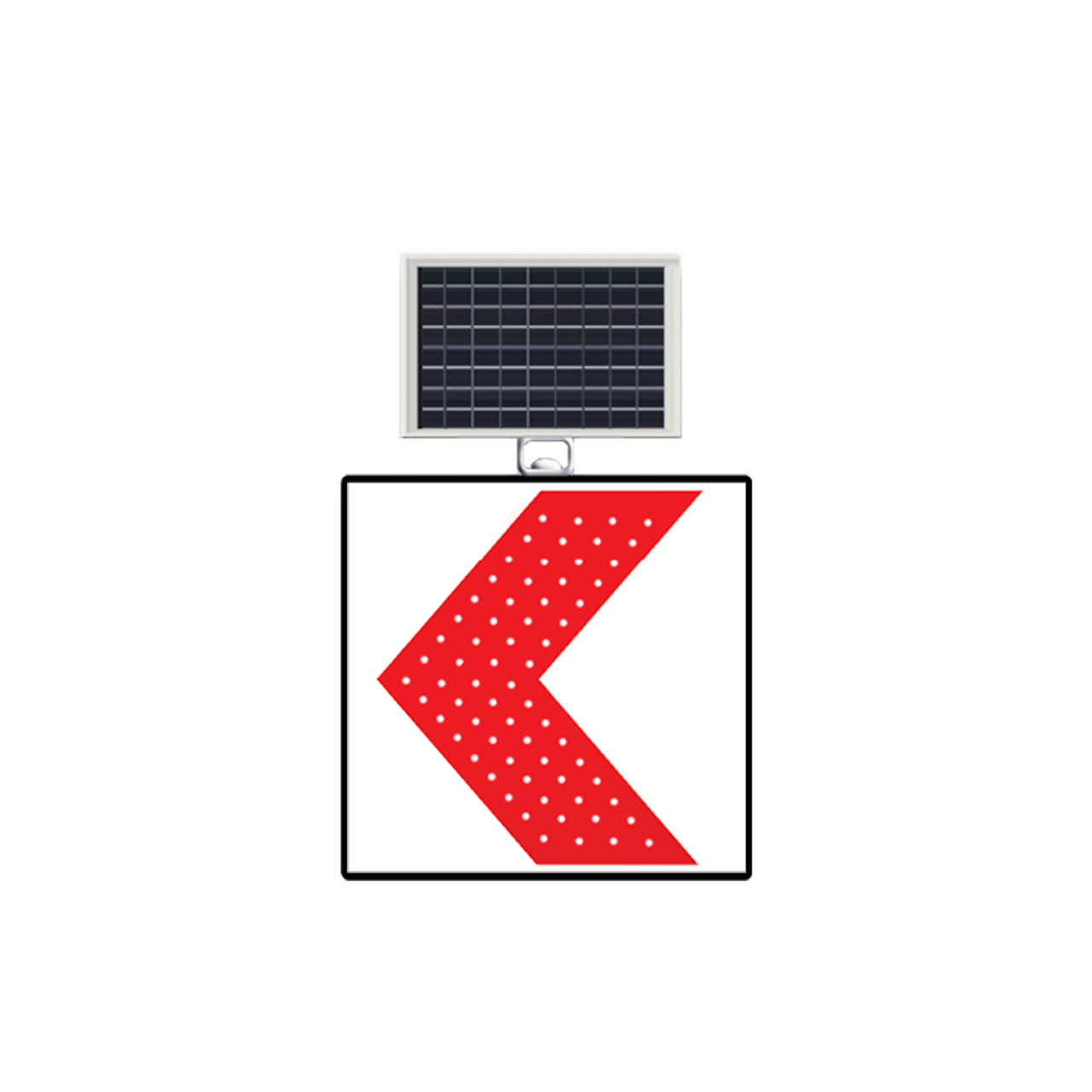 MFK Plastik Sola Tehlikeli Viraj Levhası 60x60 Cm - MFK9626