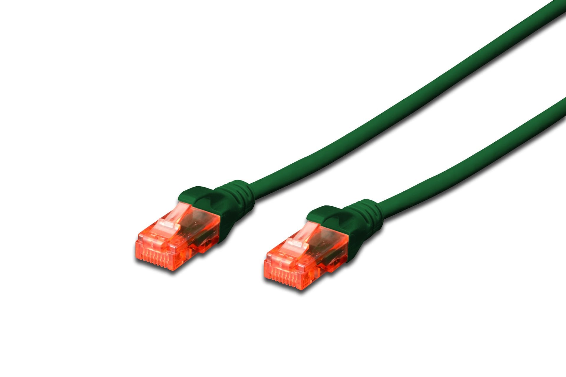 Assmann Digitus Patch Kablo, U-Utp, Cat. 6, 0,25 Mt, Awg 26/7, Cu, Lszh, Yeşil Renk