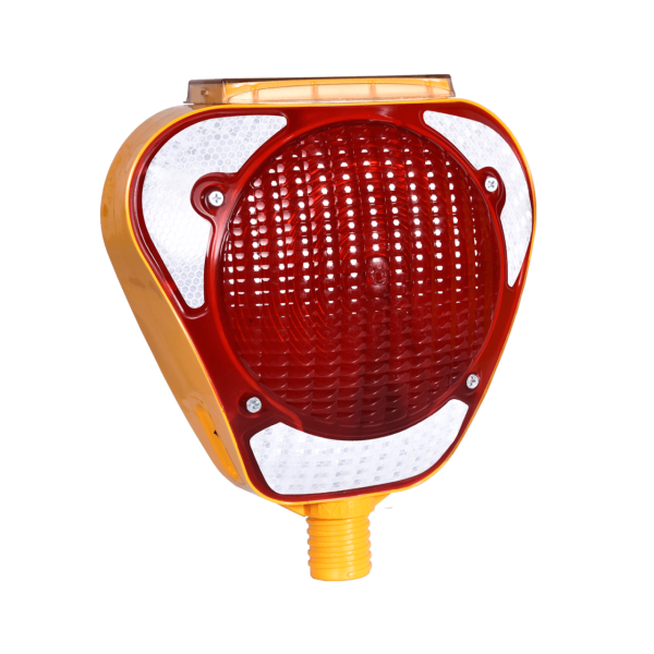 MFK Plastik Solar Flaşör 24x24x12 Cm Kırmızı Power Ledli - MFK9506