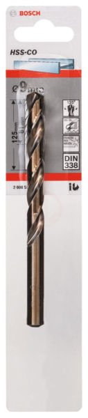 Bosch Metal Matkap Ucu HSS-Co DIN 338 (Altın) 9,0x125 mm (1 Adet) - 2608585862