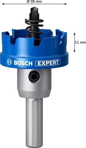 Bosch Delik Açma Testeresi Expert Carbide Metal 35 mm - 2608901418