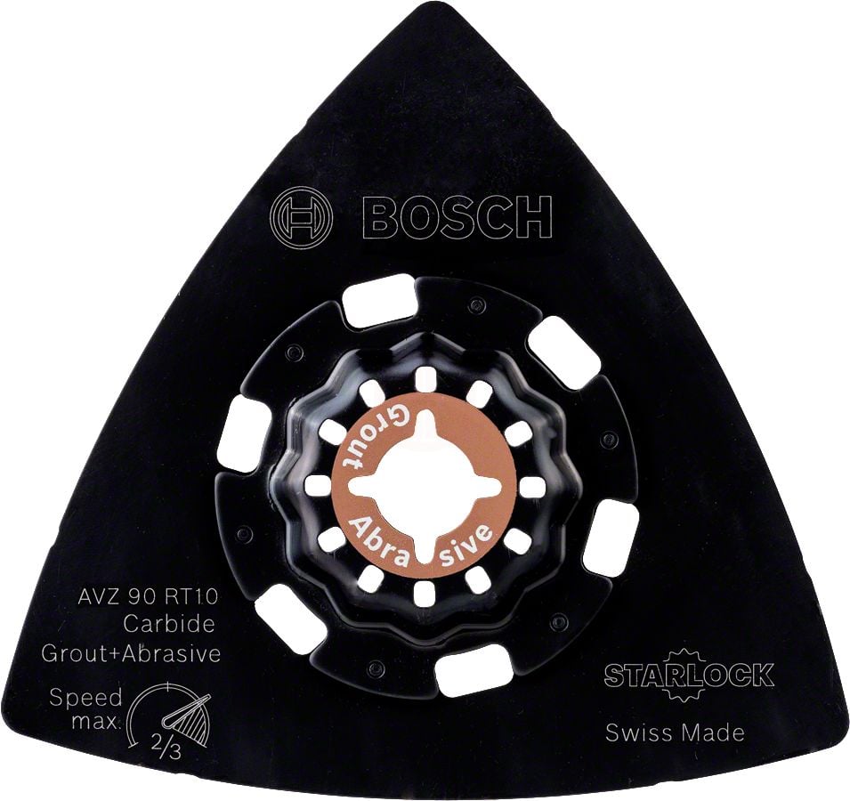 Bosch Starlock Testere Ucu GroutAbraSive AVZ 90 RT10 90 mm (1 Adet) - 2608662908