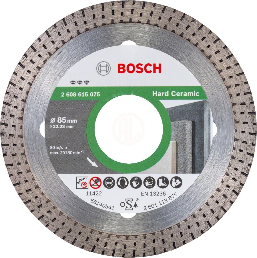 Bosch Elmas Kesme Diski Best For Hard Ceramic 85x22,23 mm - 2608615075
