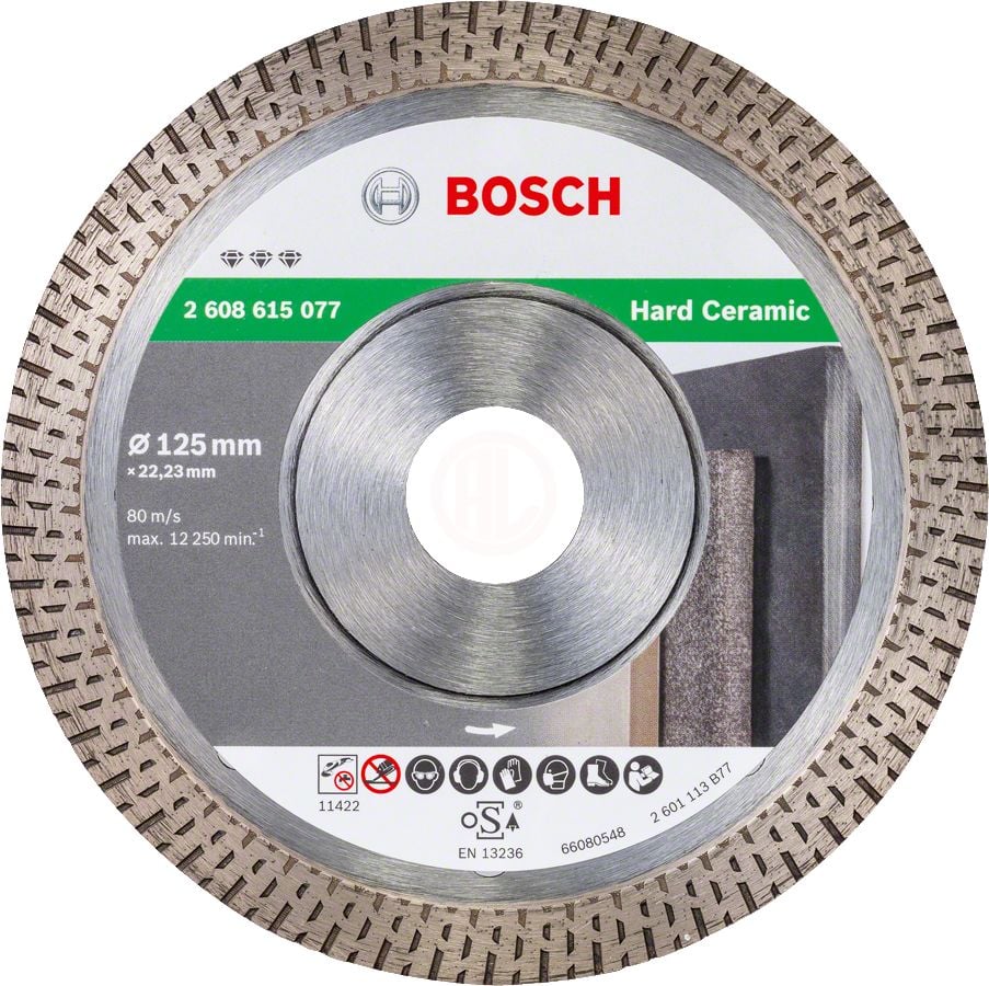 Bosch Elmas Kesme Diski Best For Hard Ceramic 125x22,23 mm - 2608615077