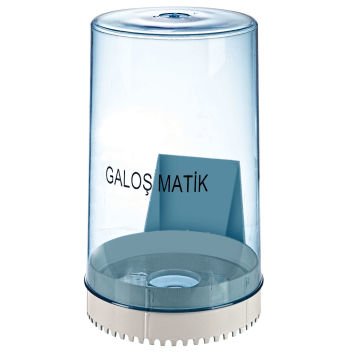 Palex Galoş Dispenseri Şeffaf Mavi - 3436