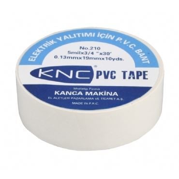 KNC P.v.c. Elektrikçi Bandı (beyaz)