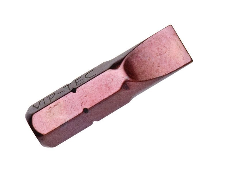 Vip-Tec Düz Uçlu Bits 25 mm 1/4 İnç 5,5 mm - VT/5612