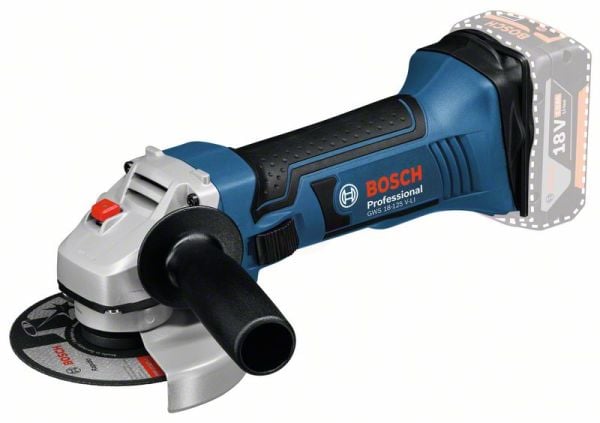 Bosch GWS 18-125 V-LI AKÜLÜ AVUÇ TAŞLAMA AKÜSÜZ - 060193A307