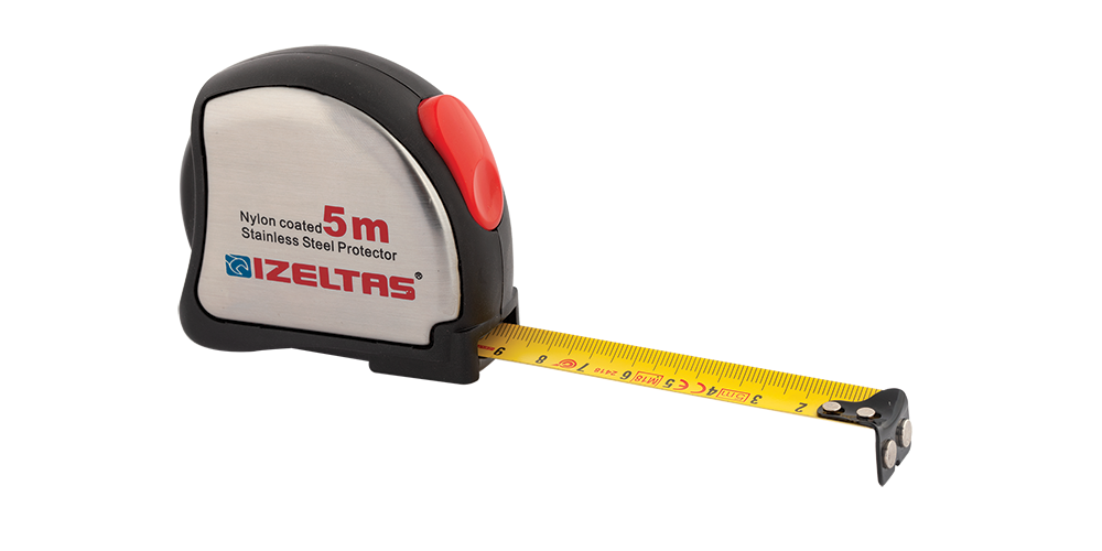İzeltaş Krom Şerit Metre 3 Mt