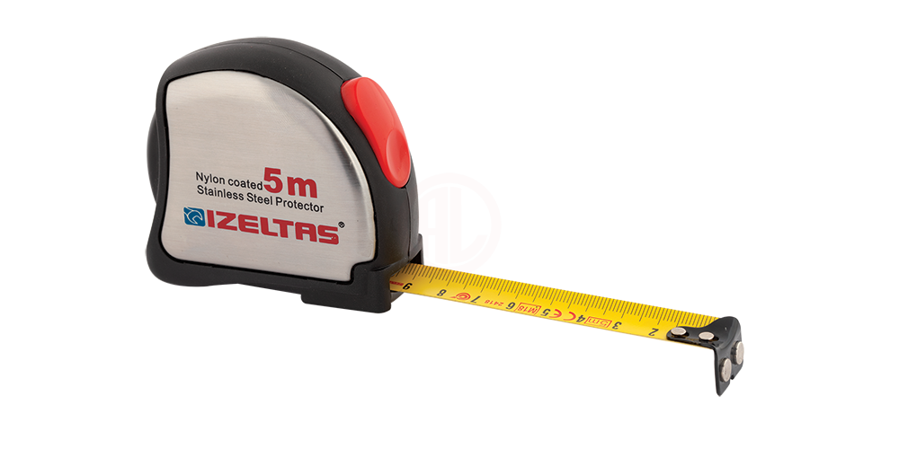 İzeltaş Krom Şerit Metre 5 Mt
