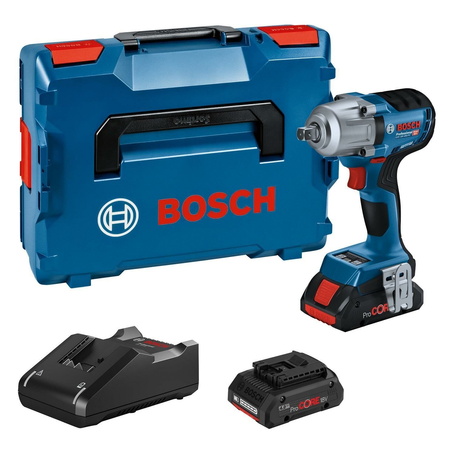 Bosch Akülü Darbeli Somun Sıkma Gds 18V-450 Pc - 06019K4102