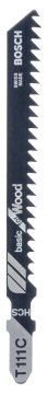 Bosch Dekupaj Testere Bıçağı Basic For Wood T 111 C 100 mm (25 Adet) - 2608633A38