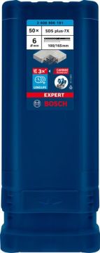 Bosch Kırıcı Delici Uç SDS-Plus-7X Expert 6x165 mm (50 Adet) - 2608900191