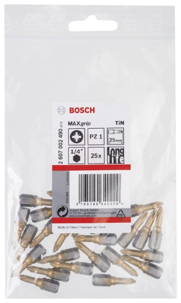 Bosch Max Grip Vidalama Ucu Pz 1X25 Mm 25 Li - 2607002490