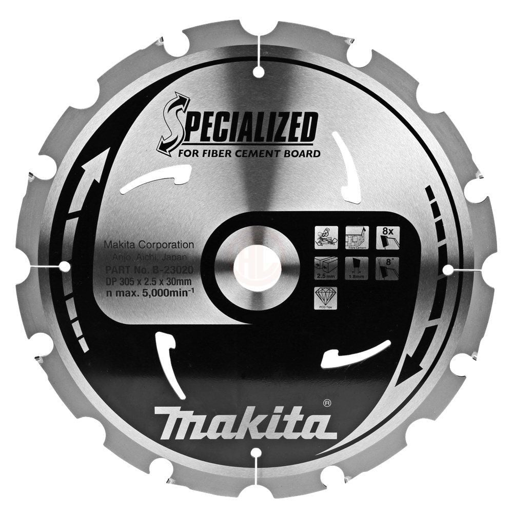 Makita Profesyonel Fibercement Daire Testere 305x30 mm 8 Diş (B-23020)