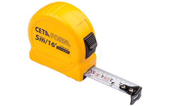 Ceta Form Compact Şerit Metre 5 M X 19 Mm