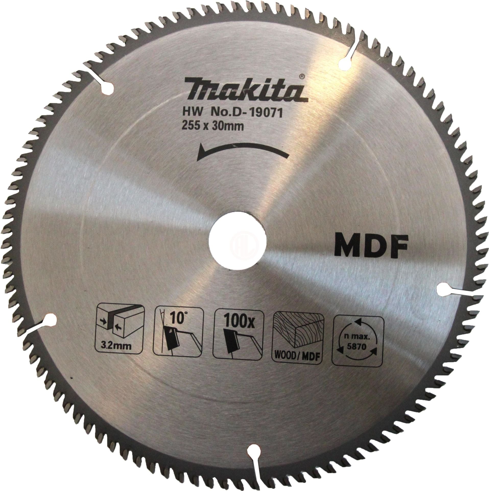 Makita Standart Ahşap Daire Testere 255x30 mm 100 Diş (TCG) (D-19071)
