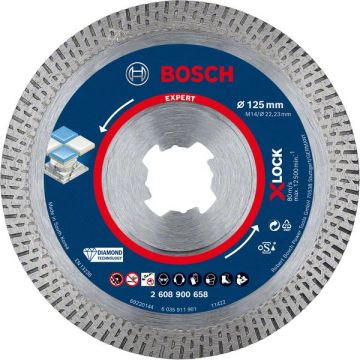 Bosch X-Lock Elmas Kesme Diski Expert BFHaCeram 125 mm - 2608900658