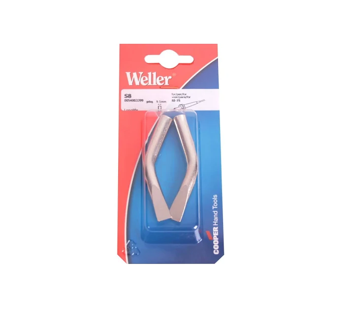 Weller S8 NİKEL KAPLI EĞİK UÇ (2 ADET) - COOS-8