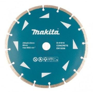 Makita Segmanlı Elmas Testere Mavi 230x2,6x22,23 mm (D-41610)