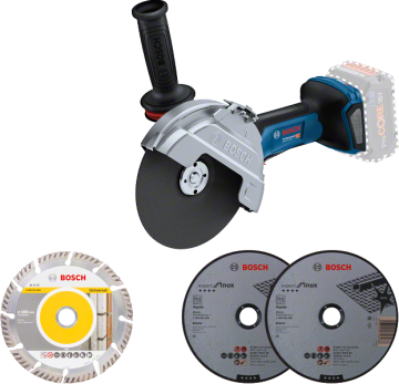 Bosch Akülü Taşlama Gws 18V-180 P (Aküsüz) - 06019H6L01