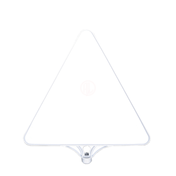 MFK Plastik Üçgen Tabela 35x43 Cm Beyaz - MFK9200