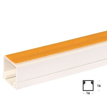 Çetsan Yapışkanlı Kablo Kanalı Eko 16X16 Mm