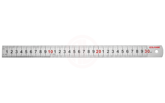 Ceta Form Çelik Cetvel (Paslanmaz Çelik) 15 Cm