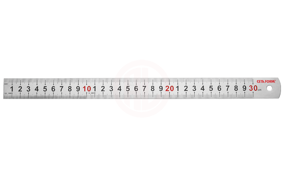 Ceta Form Çelik Cetvel (Paslanmaz Çelik) 50 Cm