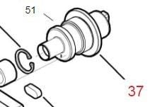 Rothenberger Roll Groover 1000000212 İçin 1.1/4 İnç-1.1/2 İnç Makara - 1000000721