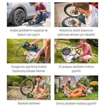 Bosch Akülü Basınçlı Hava Kompresörü UniversalPump 18V Set (1 x 2,0 Ah Akü) - 0603947101
