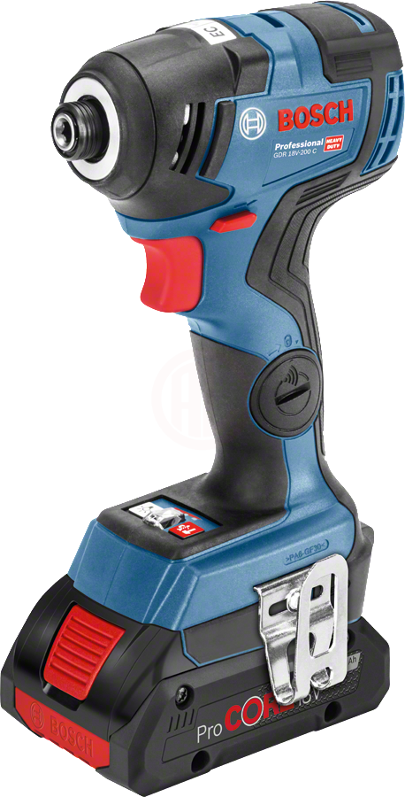 Bosch Akülü Somun Sıkma Makinesi GDR 18V-200C (2 x 4,0 Ah Akü) - 06019G4106
