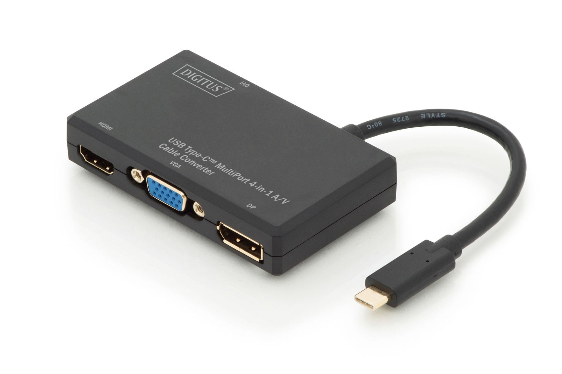 Assmann Digitus Usb 3.0 (Usb Tip C) Displayport (Dp) + Hdmı + Dvı + Vga Grafik Adaptörü Giriş: 1 X Usb Tip C Erkek (Bilgisayar Bağlantısı) Çıkış: 1 X Displayport (Dp) 1.2 Dişi 1 X Hdmı 2.0 A (19-Pin) Dişi 1 X Dvı-D (18+1) Dişi 1 X Vga (Hd15) Dişi