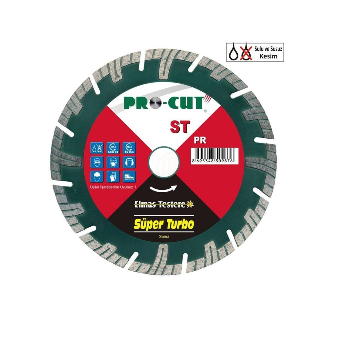 Procut PR50989 SÜPER TURBO ELMAS TESTERE 230 MM - PRC50989