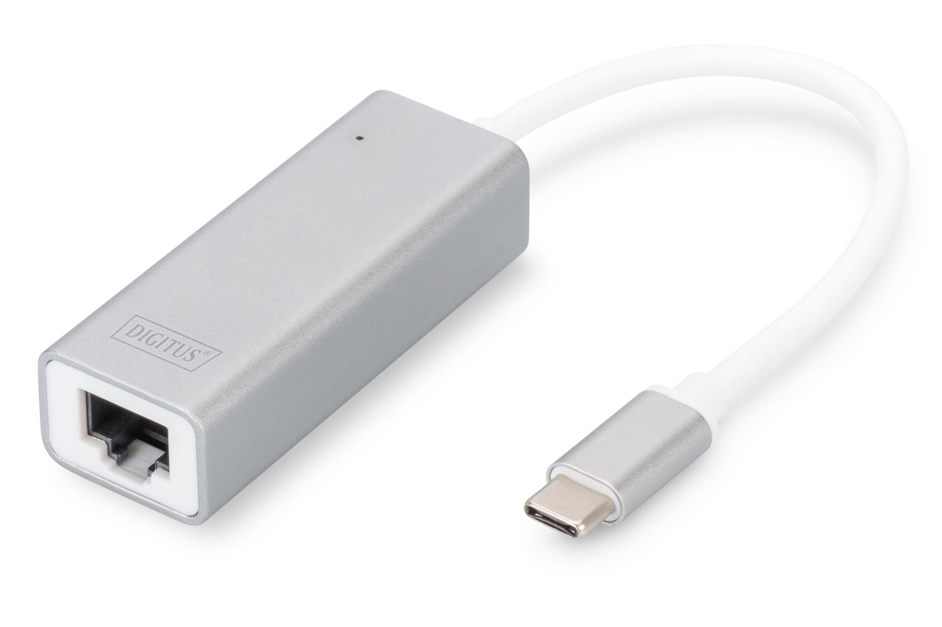 Assmann Digitus Usb Tip C (Usb 3.0) Gigabit Ethernet Adaptörü, 1 X 10/100/1000 Port, 1 X Usb Tip C Erkek Port (Bilgisayar Bağlantısı İçin), Çip Takımı: Ax88179A