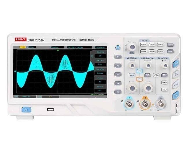 Unit UTD2102 CEM 100Mhz 2 Kanal Dijital Osiloskop