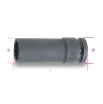 Beta Uzun İnce Tip 1/2 İnç Havalı Lokma 720LS 18 mm