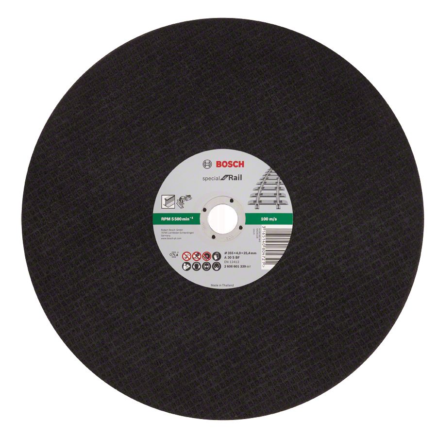 Bosch Ray Kesme Diski Special For Rail 355x25,4x4,0 mm (A 30 S BF) - 2608601339