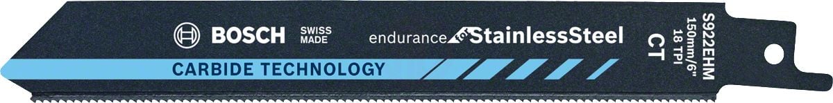 Bosch Panter Testere Bıçağı Endurance For Stainless Steel S 922 EHM 150 mm (10 Adet) - 2608653279