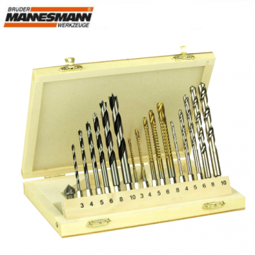 Mannesmann 54317 Matkap-Freze Uç Seti, 17 Parça