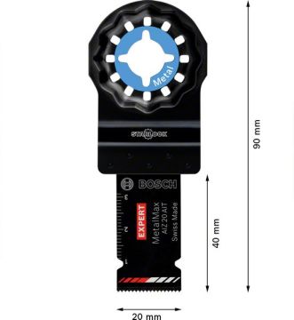 Bosch Starlock Aksesuarı / Expert Starlock Testere Ucu MeMax AIZ 20AT (5 Adet) - 2608900013